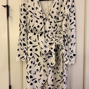 & Other Stories Monochrome Abstract Dress